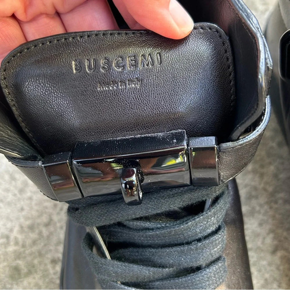Buscemi Matte  Black 100mm sneakers, size 41 - Picture 6 of 10